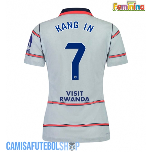 Camisa de time de futebol Atletico Madrid Lee Kang-in #7 Replicas 3º Equipamento Feminina 2026-27 Manga Curta